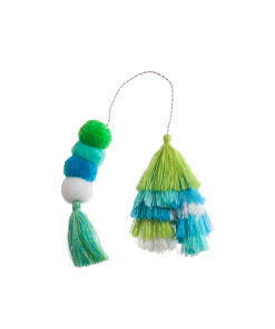 Bogg Bag Bauble - Seaweed Double Tassel