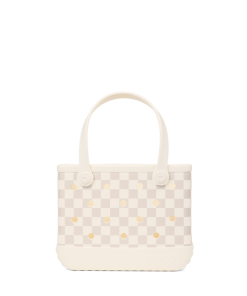 Bitty Bogg Bag - Checkered Coconut/Mushroom
