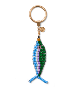 Bogg'd & Charmed  - Beaded Fish Blue/Green