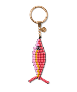 Bogg'd & Charmed  - Beaded Fish Coral/Pink Taffy