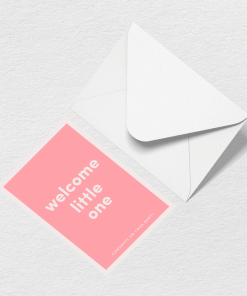 Welcome Little One Greeting Card