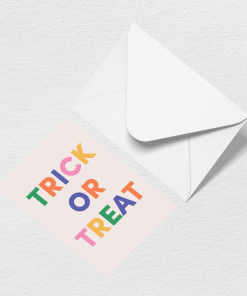 Trick or Treat Greeting Card