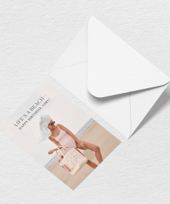 Happy Birthday Beach Greeting Card